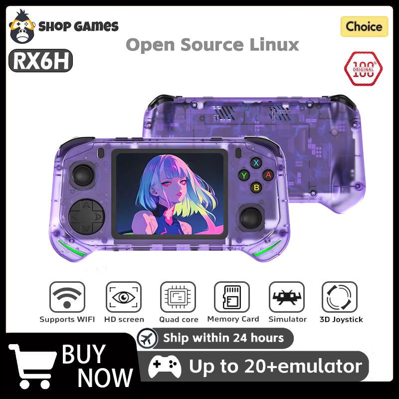 Gaming Console G90 - RX6H Retro Handheld Game Console Linux