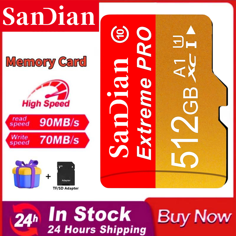 Gaming Console Phone - Memory Card 512GB Pro Micro TF
