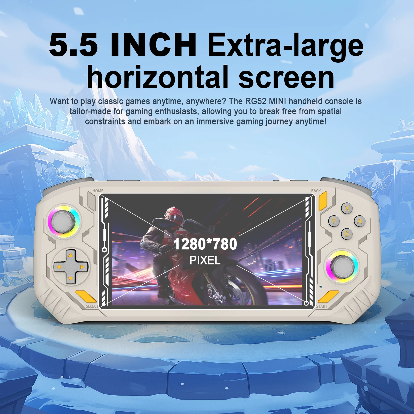 RG52 MINI Handheld Game Consol - огляд і ціна Gaming Console G90