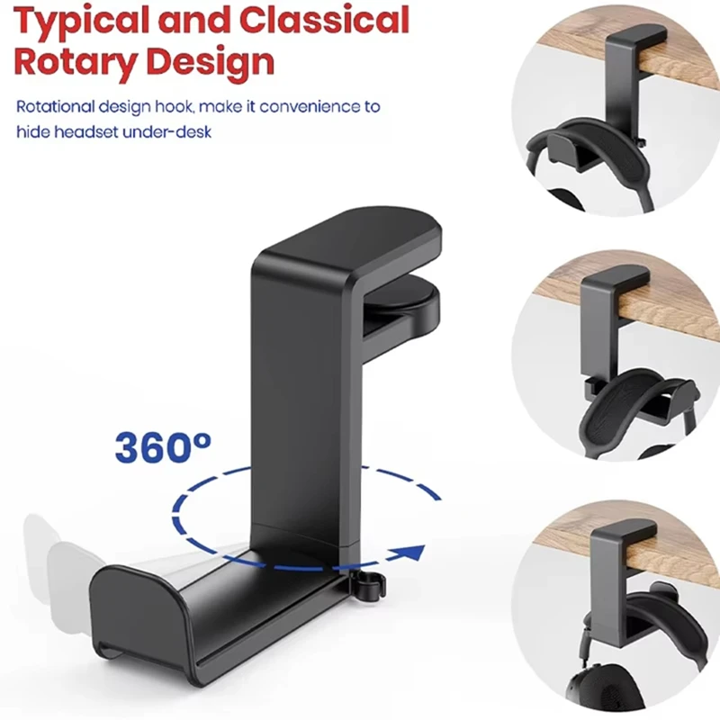 360° Rotating Headphone Stand  - огляд і ціна Headset Gaming Console