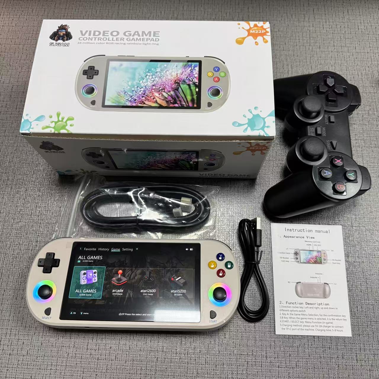 New 128GB M22 Pro Portable Poc - огляд і ціна Gaming Console For Kids