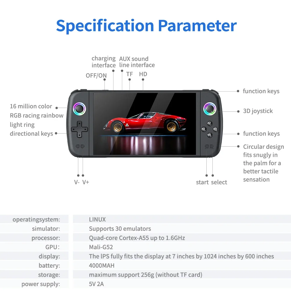 128G M27 Handheld Game Player  - огляд і ціна Gaming Console G90