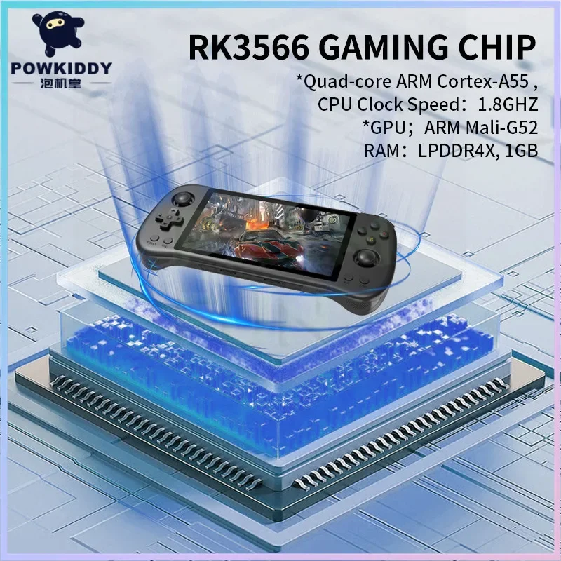 POWKIDDY X55 Handheld Game Con - огляд і ціна Gaming Console G90