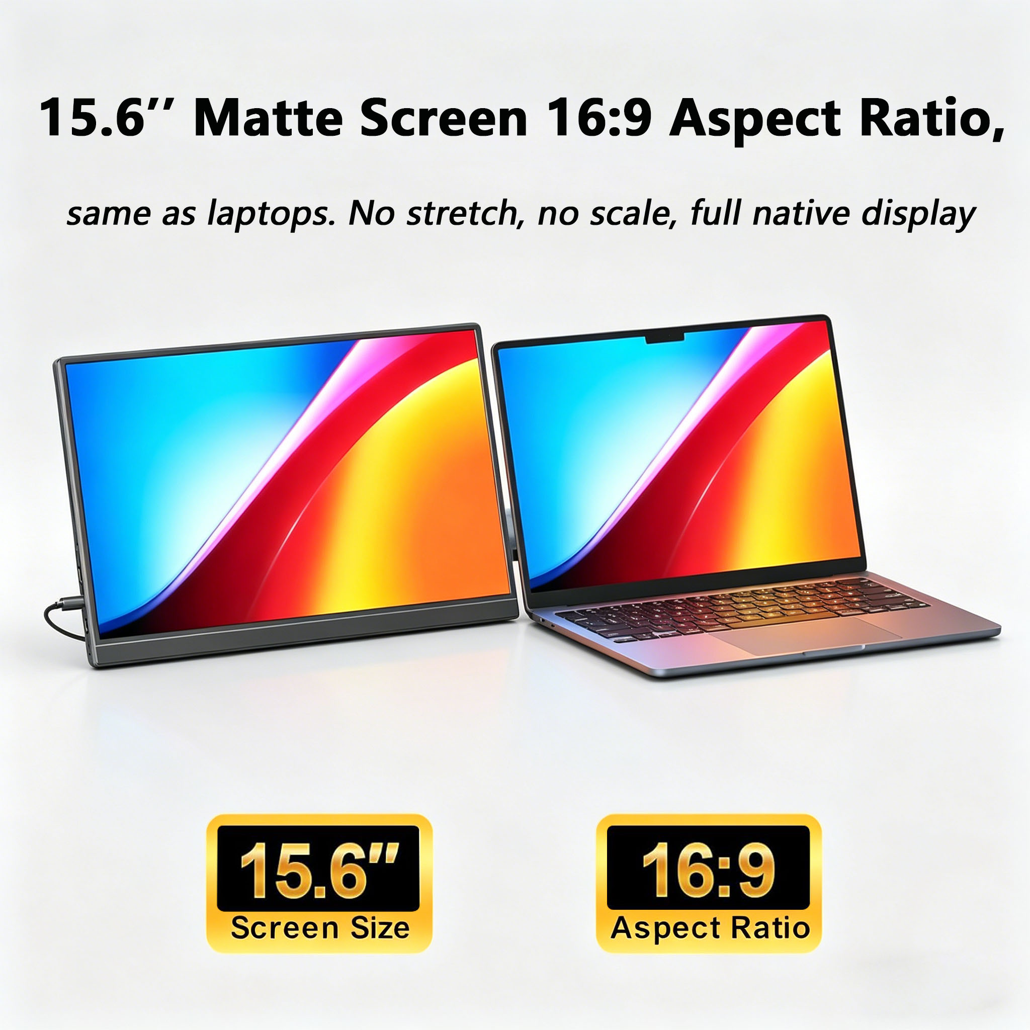 15.6 Inch Portable Monitor FHD - огляд і ціна Gaming Console Portable Pc