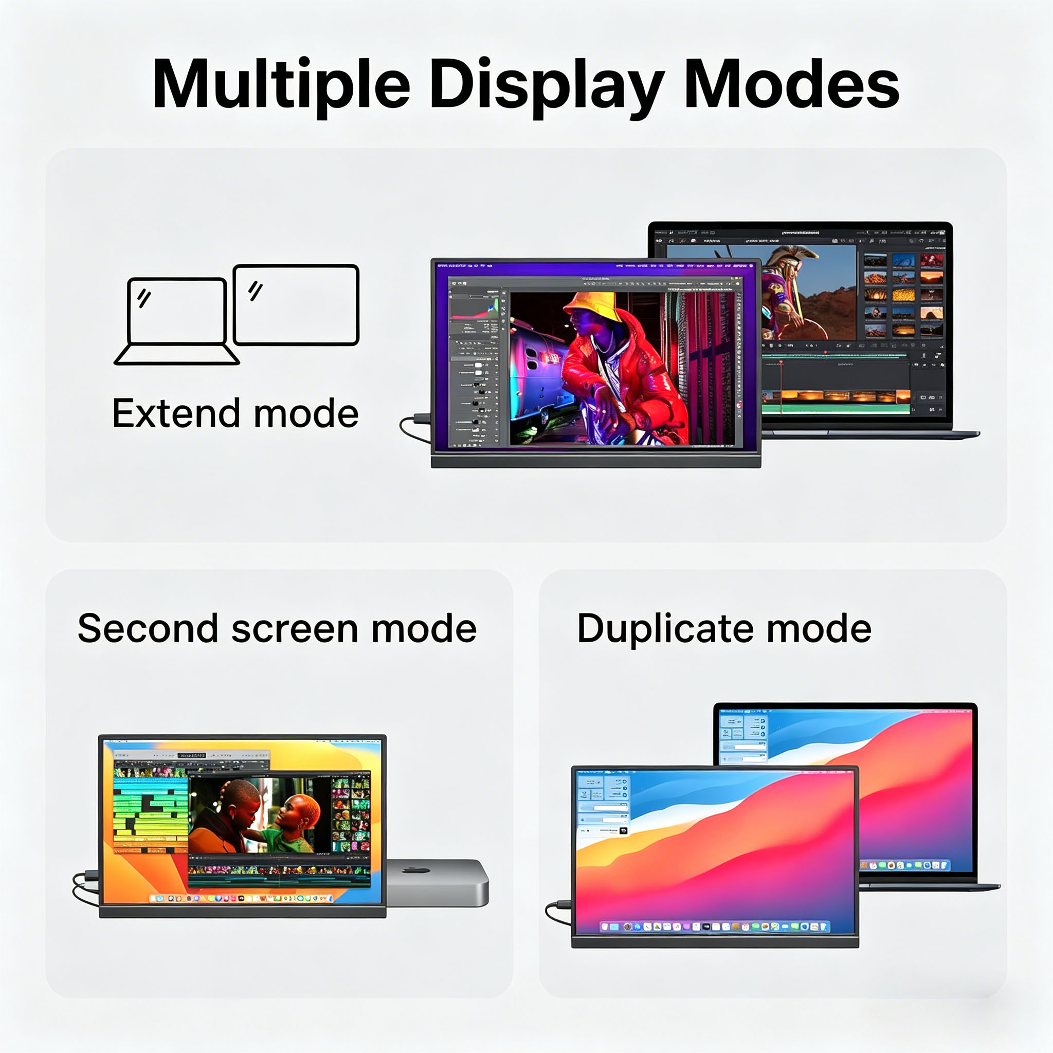 15.6 Inch Portable Monitor FHD - огляд і ціна Gaming Console Portable Pc