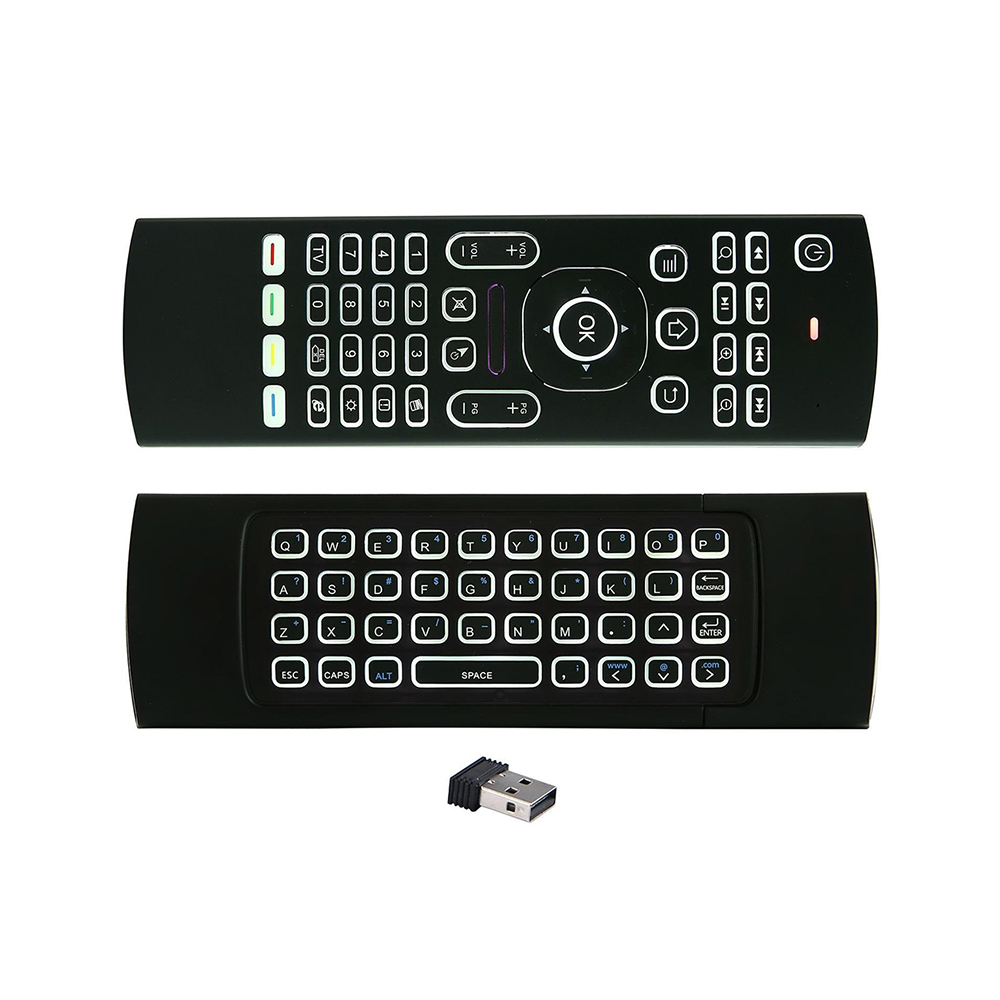 MX3 Backlight Air Mouse Remote - огляд і ціна Gaming Console For Android Tv