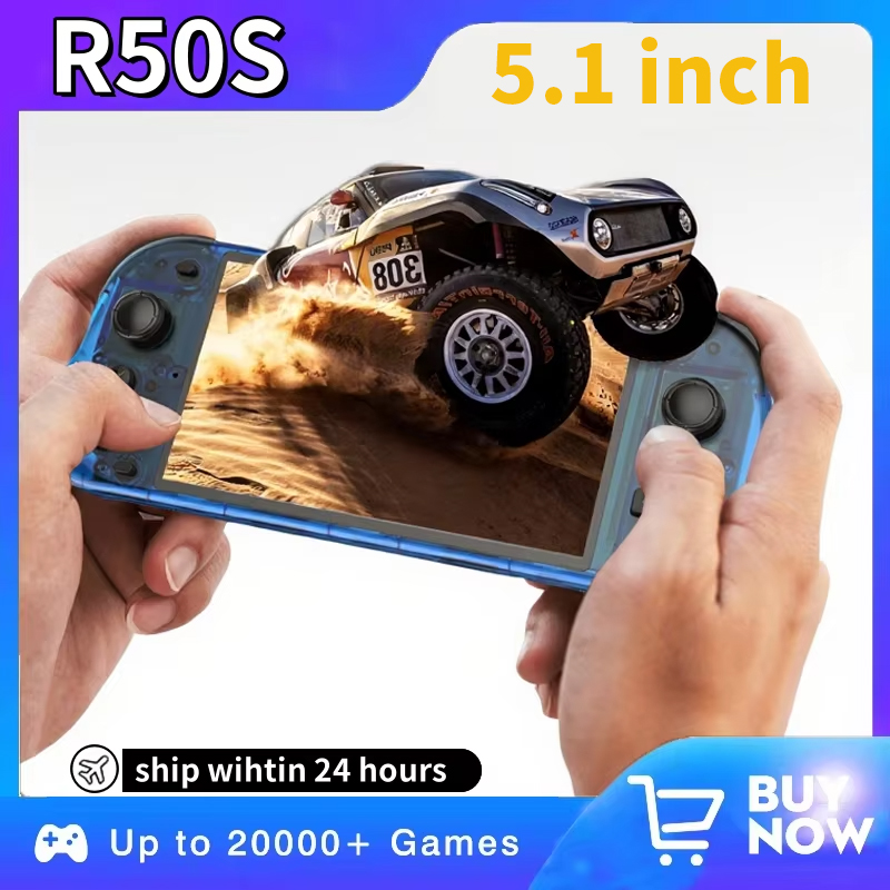 5.1inch New R50S Retro Handhel - огляд і ціна Gaming Console G90
