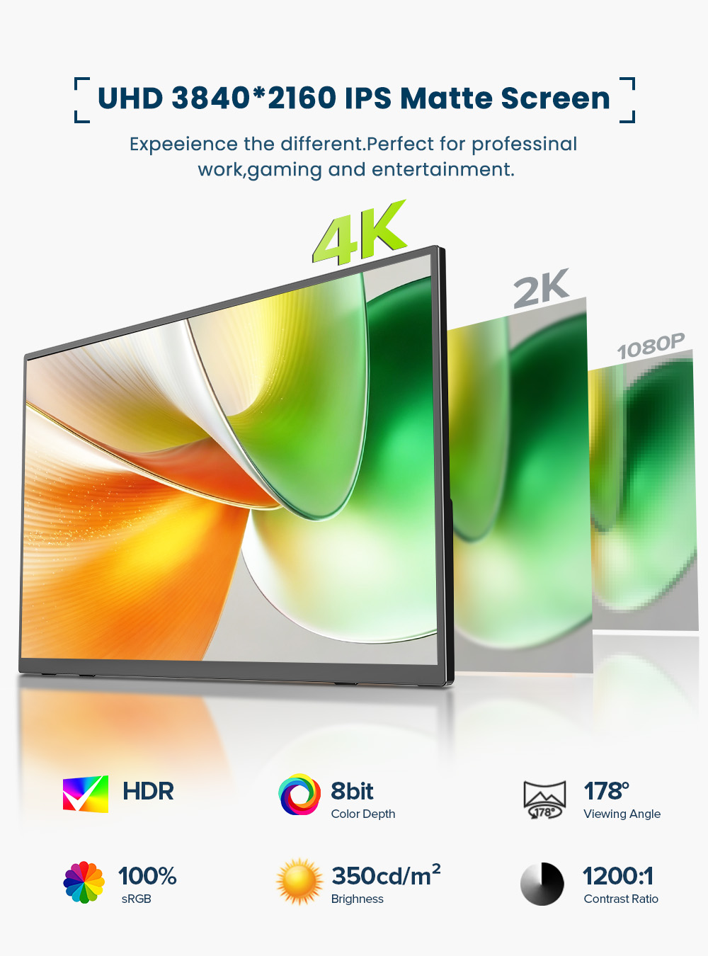 EVICIV 4K Portable Monitor 10- - огляд і ціна Gaming Console Portable Pc