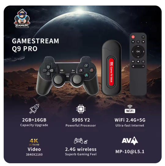 [Genuine]2026 New Q9 Pro USB2. - огляд і ціна Gaming Console For Android Tv